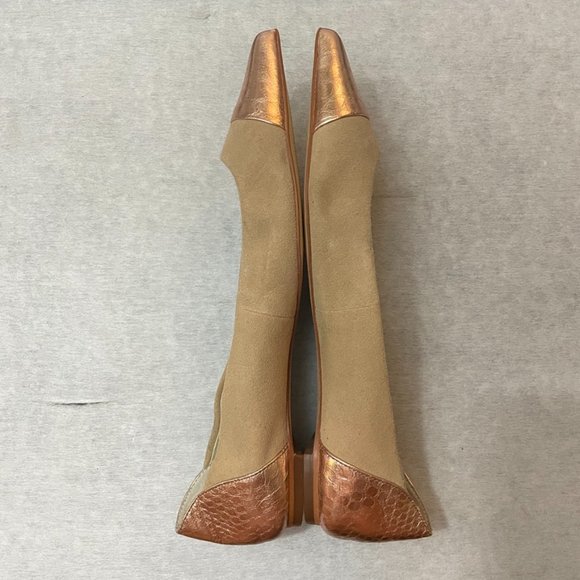 MICHAEL KORS Carissa Toe Cap Flat Rose Pointed - Picture 5 of 9